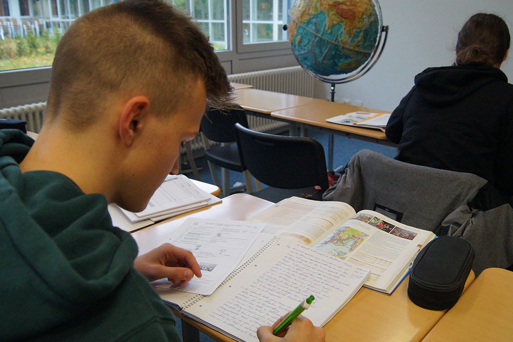 Erdkundeunterricht im Gymnasium Lage