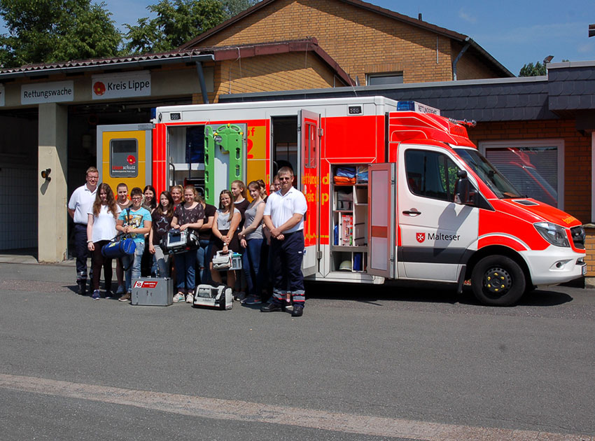 Zu Besuch bei der Rettungswache